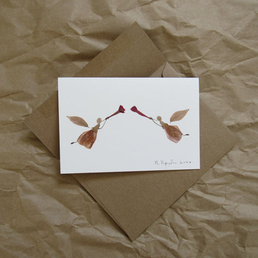 "Hark!" greeting card