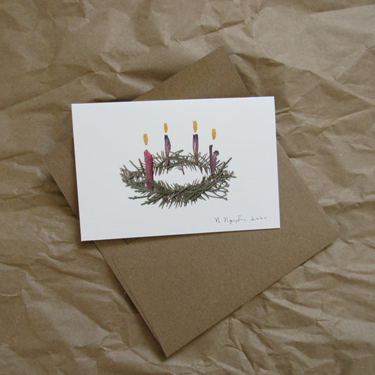 "Advent Warmth" greeting card