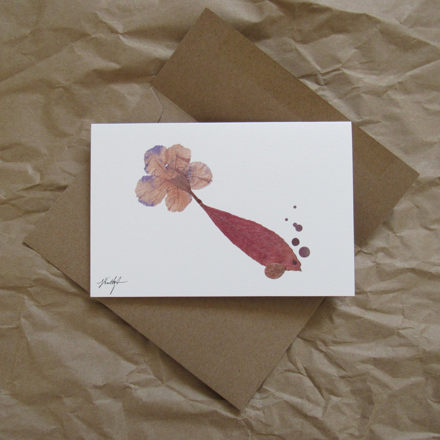 "Fish" greeting card