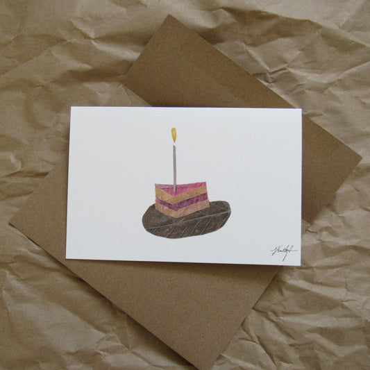 "Pink Cake" greeting card
