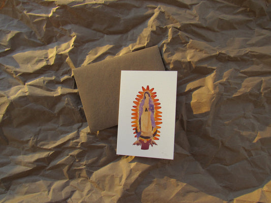 "Our Lady of Guadalupe" greeting card